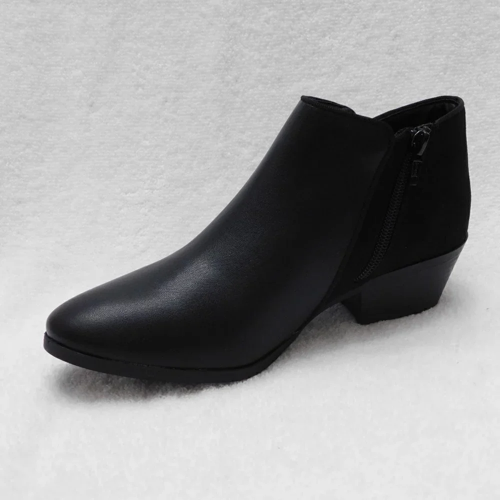 W517 Style & Co Black Women's Wileyy Ankle Booties
